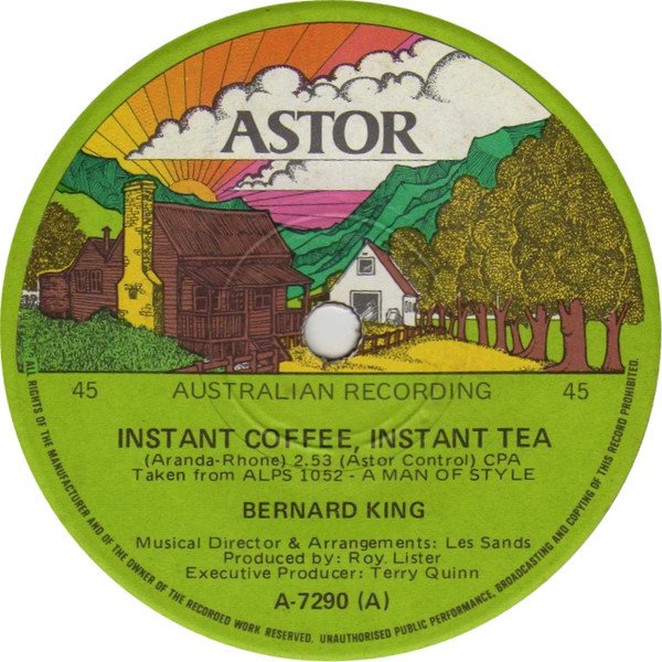 télécharger l'album Bernard King - Instant Coffee Instant Tea