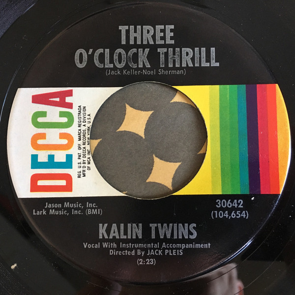 Album herunterladen Kalin Twins - Three OClock Thrill