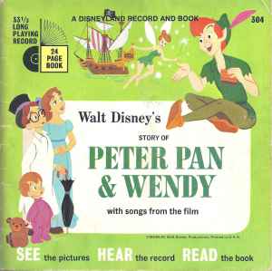 Unknown Artist - Walt Disney's Story Of Peter Pan & Wendy album cover