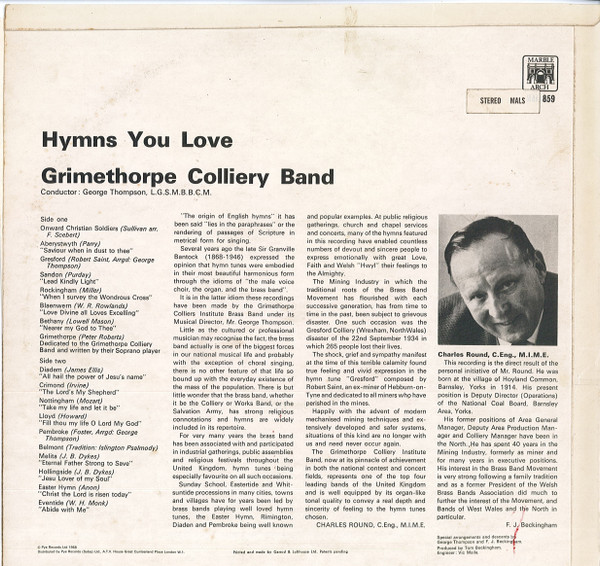 Album herunterladen Grimethorpe Colliery Band - Hymns You Love