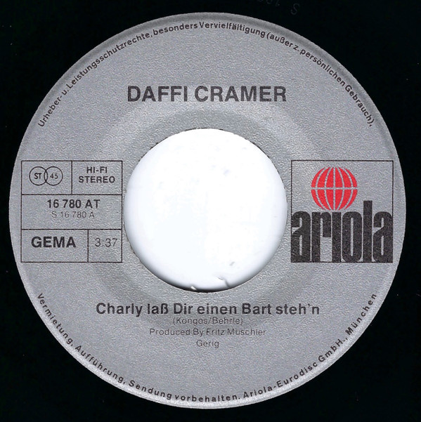 baixar álbum Daffi Cramer - Charly Lass Dir Einen Bart Stehn