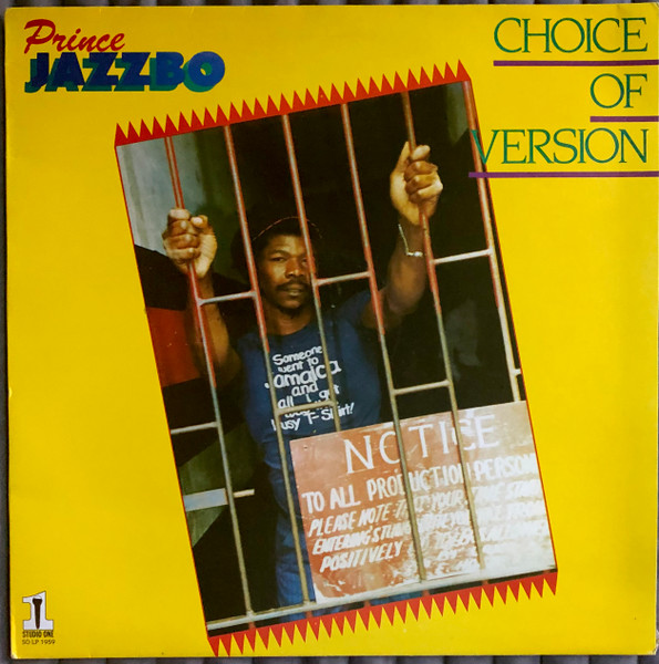 Prince Jazzbo – Choice Of Version (1992, Vinyl) - Discogs