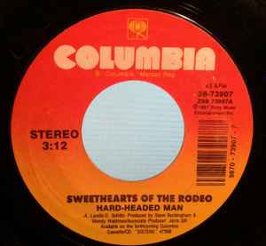 Sweethearts Of The Rodeo Hard Headed Man 1990 Vinyl Discogs