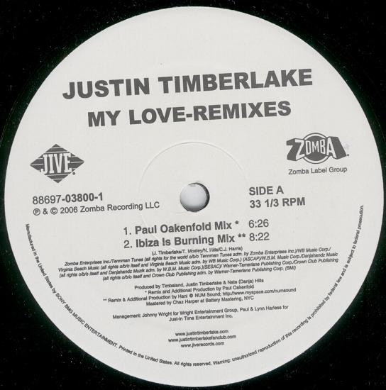 ladda ner album Justin Timberlake - My Love Remixes