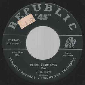 Allen Flatt - Close Your Eyes album cover