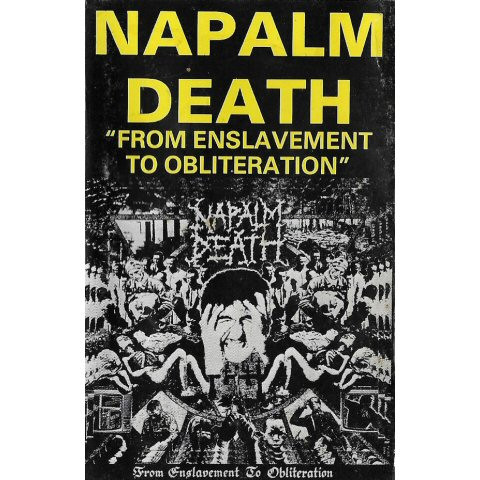 Napalm Death – From Enslavement To Obliteration (1988, Vinyl