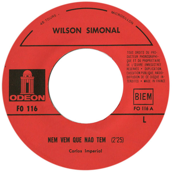 last ned album Wilson Simonal - Nem Vem Que Não Tem Version Originale De Tu Veux Ou Tu Veux Pas