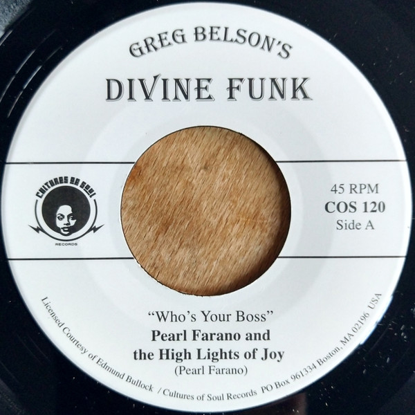 Greg Belson - Divine Funk | Cultures Of Soul Records (COS 116) - 10