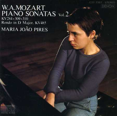 W.A. Mozart - Maria João Pires – Piano Sonatas Vol. 2 (1985, CD ...