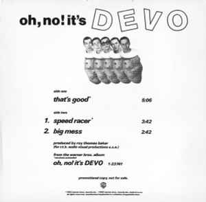 Devo - That's Good album cover
