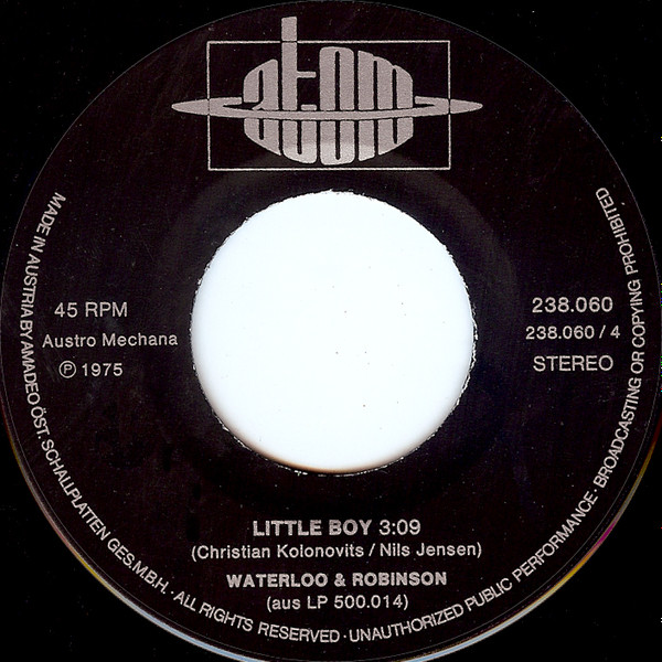 baixar álbum Waterloo & Robinson - Old Times Again Little Boy