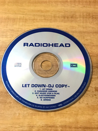 télécharger l'album Radiohead - Let Down