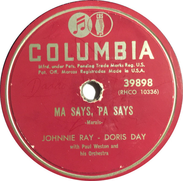 Doris Day / Johnnie Ray With Paul Weston And His Orchestra - Ma