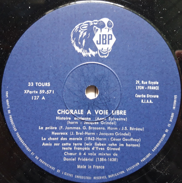 télécharger l'album Chorale A Voix Libre De L'Union Artistique Intellectuelle Des Cheminots Français - Chorale A Voix Libre