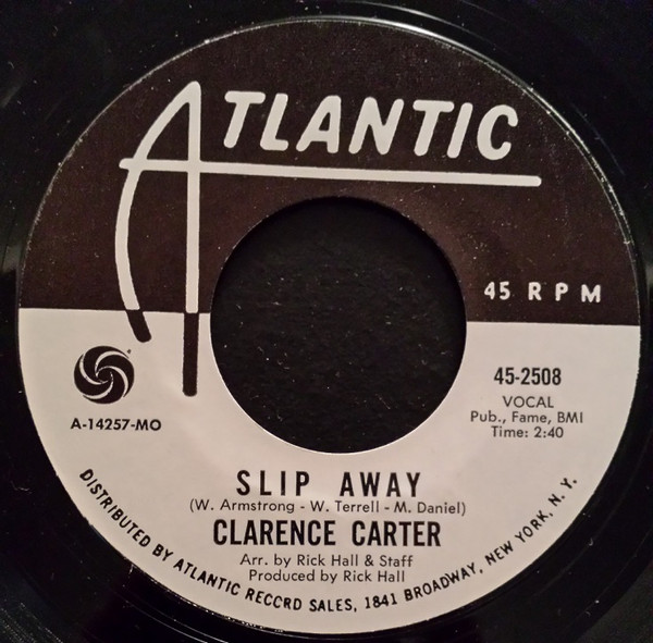 Clarence Carter Funky Fever/Slip Away 45 Rpm Northern Motown Soul