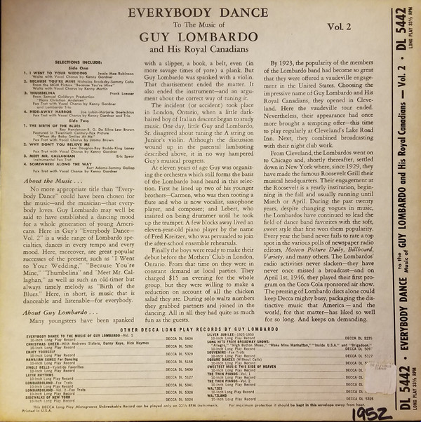 Album herunterladen Guy Lombardo And His Royal Canadians - Everybody Dance Volume 4