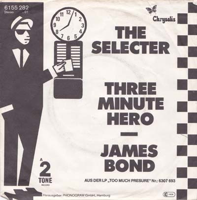 The Selecter – Three Minute Hero / James Bond (1980, Vinyl) - Discogs