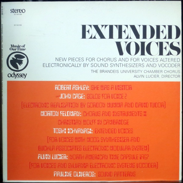 The Brandeis University Chamber Chorus, Alvin Lucier, Pauline