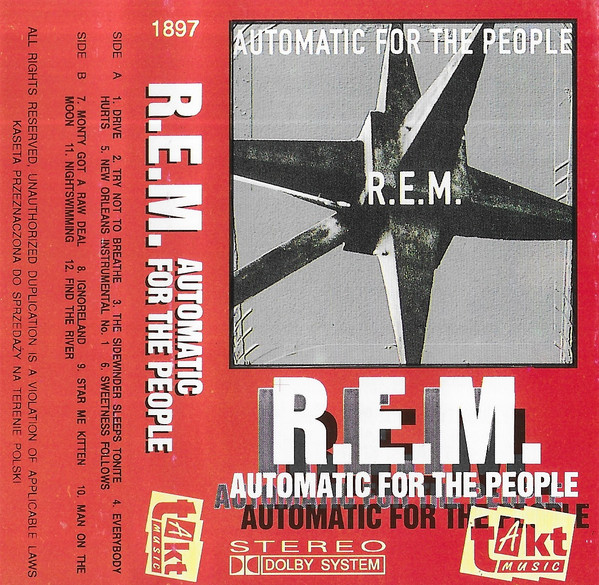 R.E.M. – Automatic For The (2017, 180g , Vinyl)