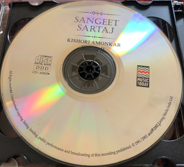 télécharger l'album Kishori Amonkar - Sangeet Sartaj Volume 1 2
