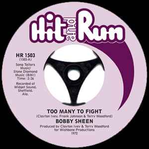 Bobby Sheen - Too Many To Fight / I'm Not Strong Enough album cover