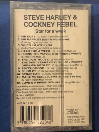 Album herunterladen Steve Harley & Cockney Rebel - Star For A Week