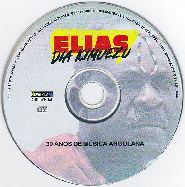 télécharger l'album Elias Diá Kimuezu - 30 Anos De Música Angolana