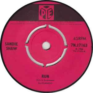 Sandie Shaw - Run album cover