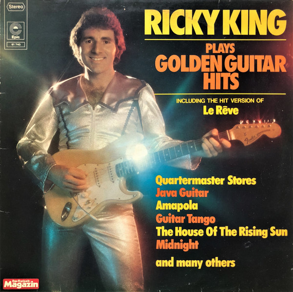 Обложка конверта виниловой пластинки Ricky King - Plays Golden Guitar Hits