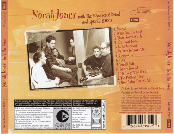 Norah Jones - Feels Like Home | Blue Note (7243 5 90952 2 6) - 2