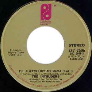 The Intruders – I'll Always Love My Mama (1973, Vinyl) - Discogs