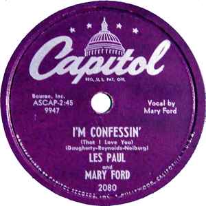 Les Paul & Mary Ford - I'm Confessin' (That I Love You) / Carioca album cover