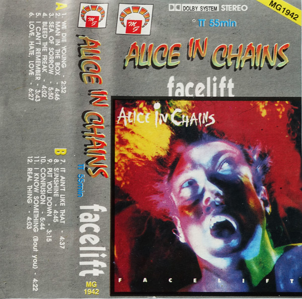 Alice In Chains – Facelift (Cassette) - Discogs