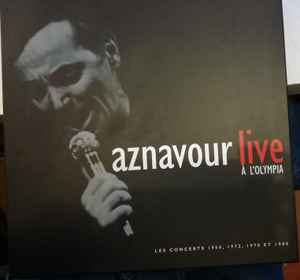 Charles Aznavour - Aznavour Live Á L'Olympia album cover