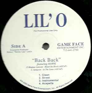 Lil´ O Back Back Single Vinyl 2001 Atlantic Records 海外 即決