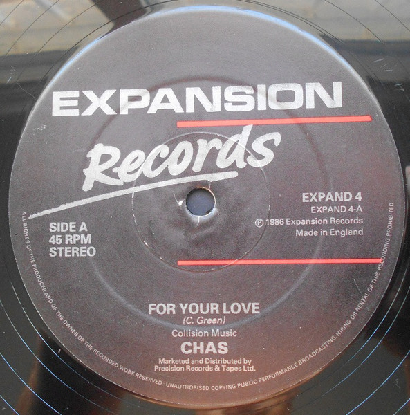 Chas – For Your Love (1986, Vinyl) - Discogs