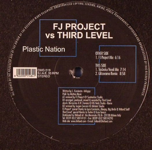 descargar álbum FJ Project vs Third Level - Plastic Nation