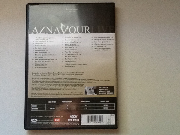 Aznavour - Live Palais Des Congrès 97/98 | Capitol Music (599782 9) - 2