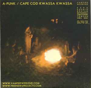 Vampire Weekend - A-Punk / Cape Cod Kwassa Kwassa album cover