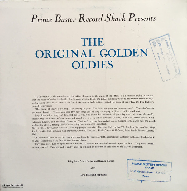 last ned album The Maytals - Prince Buster Record Shack Presents The Original Golden Oldies Vol3 Featuring The Maytals