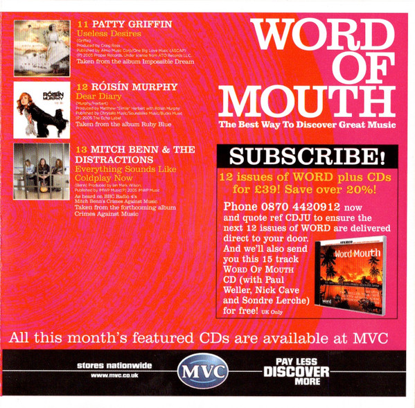 Album herunterladen Various - Word Of Mouth 29