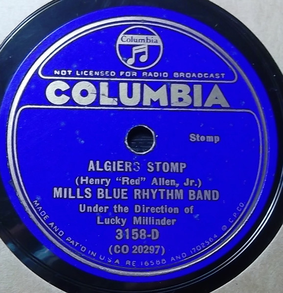 Mills Blue Rhythm Band – Mr. Ghost Goes To Town / Algiers Stomp (1938