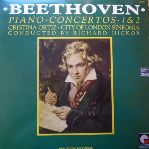 descargar álbum Beethoven Cristina Ortiz City Of London Sinfonia Conducted By Richard Hickox - Piano Concertos Nr 1 2