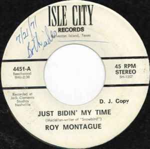 Roy Montague - Just Bidin' My Time  album cover