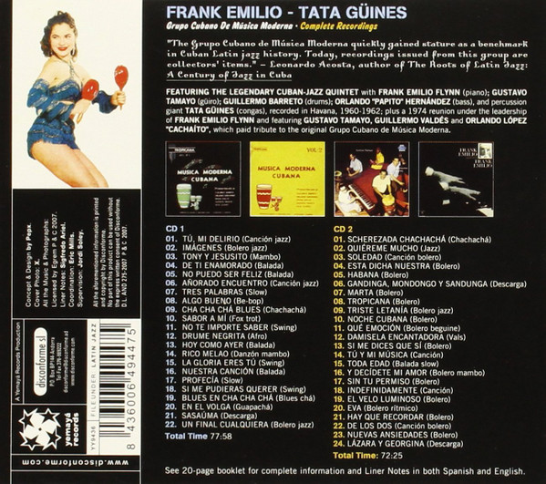 télécharger l'album Frank Emilio, Tata Güines, Grupo Cubano De Musica Moderna - Grupo Cubano De Musica Moderna Complete Recordings