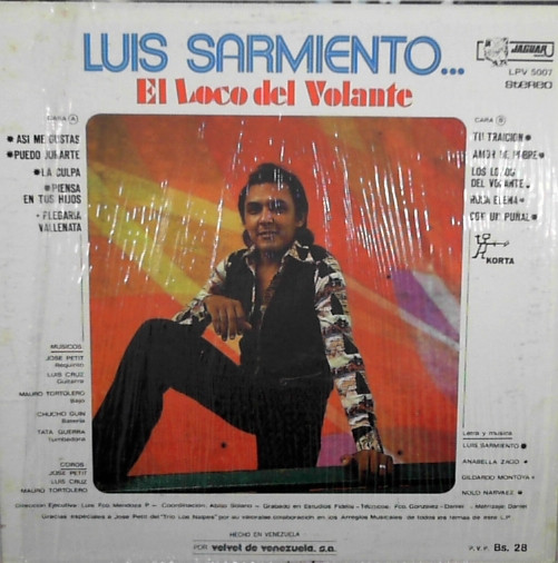 descargar álbum Luis Sarmiento - El Loco Del Volante