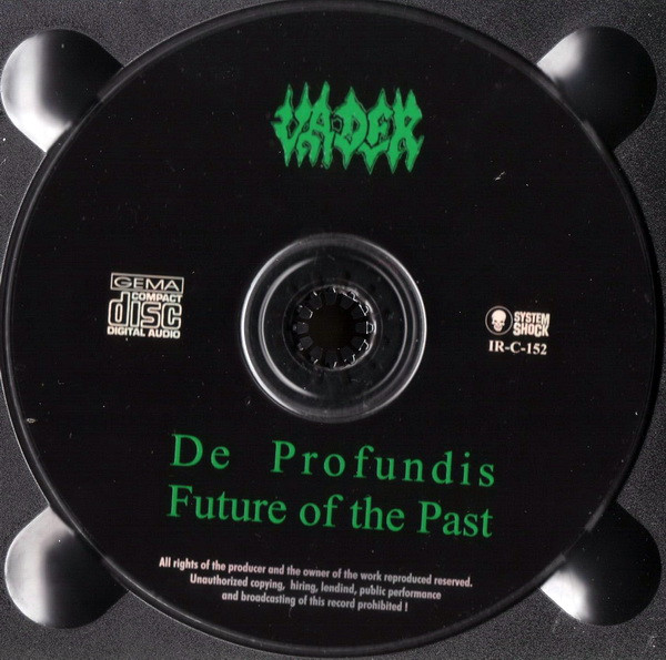 lataa albumi Vader - De Profundis Future Of The Past