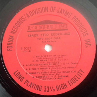 lataa albumi Download Tito Rodriguez And His Orchestra - Señor Tito Rodriguez album