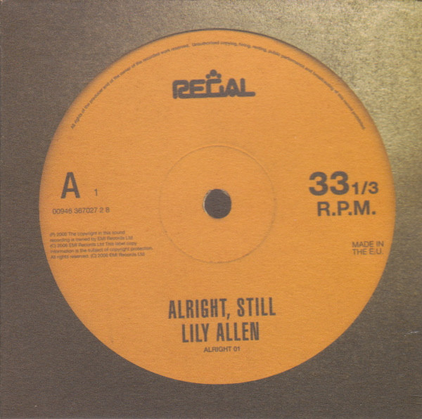 Lily Allen – Alright, Still (2006, CD) - Discogs