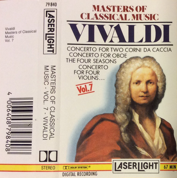 Vivaldi – Masters Of Classical Music, Vol.7: Vivaldi (1988, CD